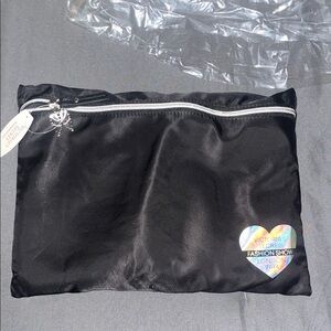 Victoria's Secret Black 2014 Fashion Show Tote In Pouch NWT